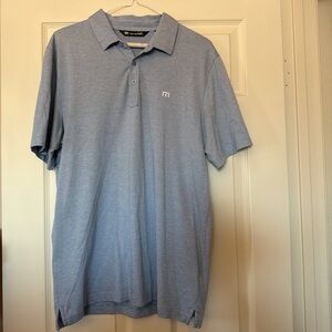 Travis Mathew Light Blue Polo Shirt